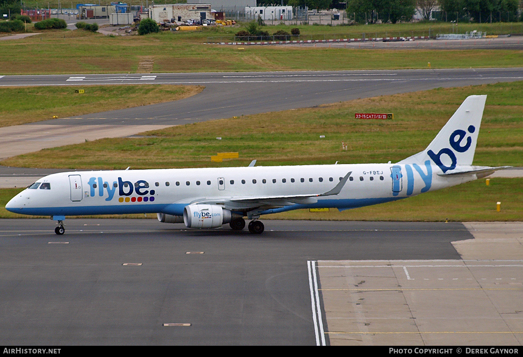 Aircraft Photo of G-FBEJ | Embraer 195LR (ERJ-190-200LR) | Flybe | AirHistory.net #264175