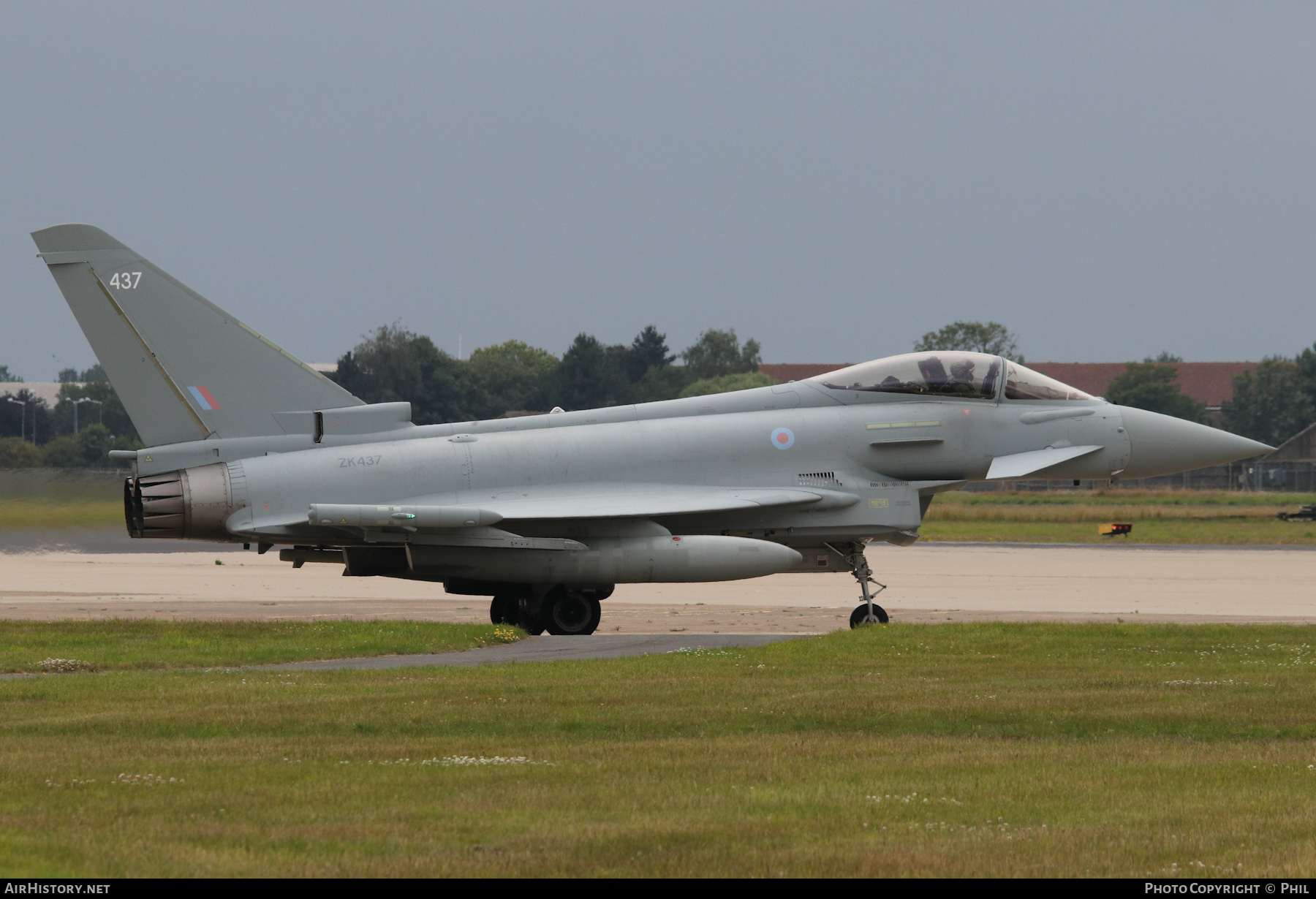 Aircraft Photo of ZK437 | Eurofighter EF-2000 Typhoon FGR4 | UK - Air Force | AirHistory.net #264181