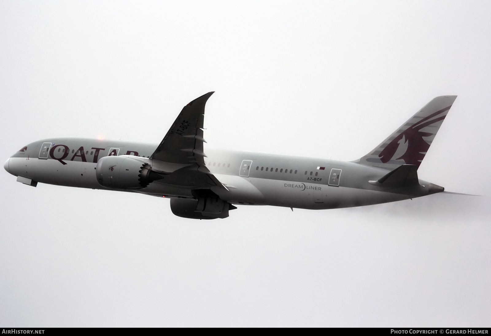 Aircraft Photo of A7-BCF | Boeing 787-8 Dreamliner | Qatar Airways | AirHistory.net #264212