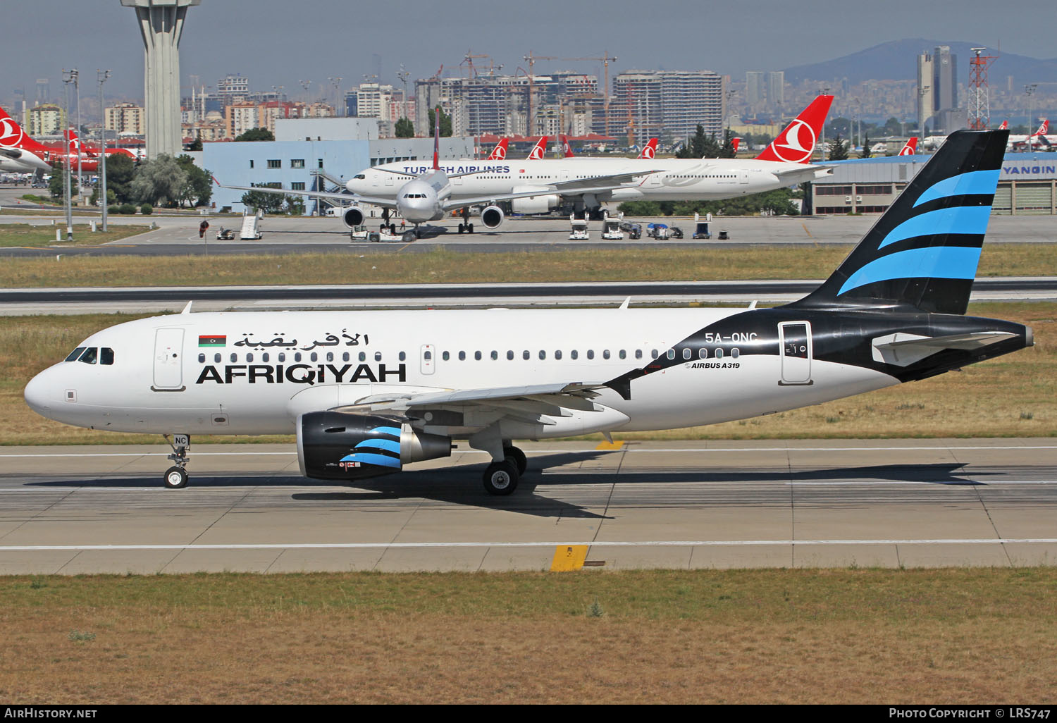 Aircraft Photo of 5A-ONC | Airbus A319-111 | Afriqiyah Airways | AirHistory.net #264249