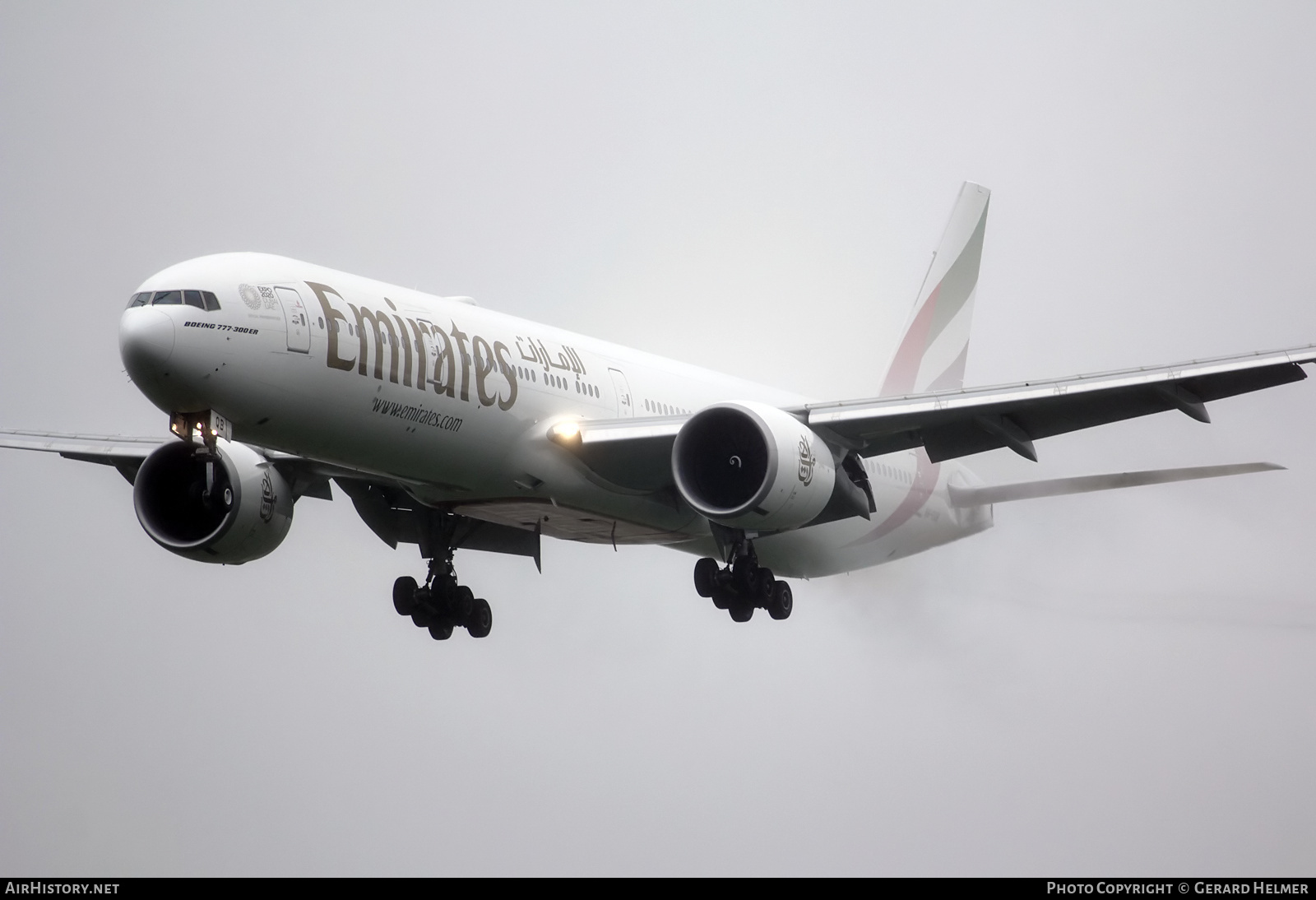 Aircraft Photo of A6-EQB | Boeing 777-300/ER | Emirates | AirHistory.net #264251