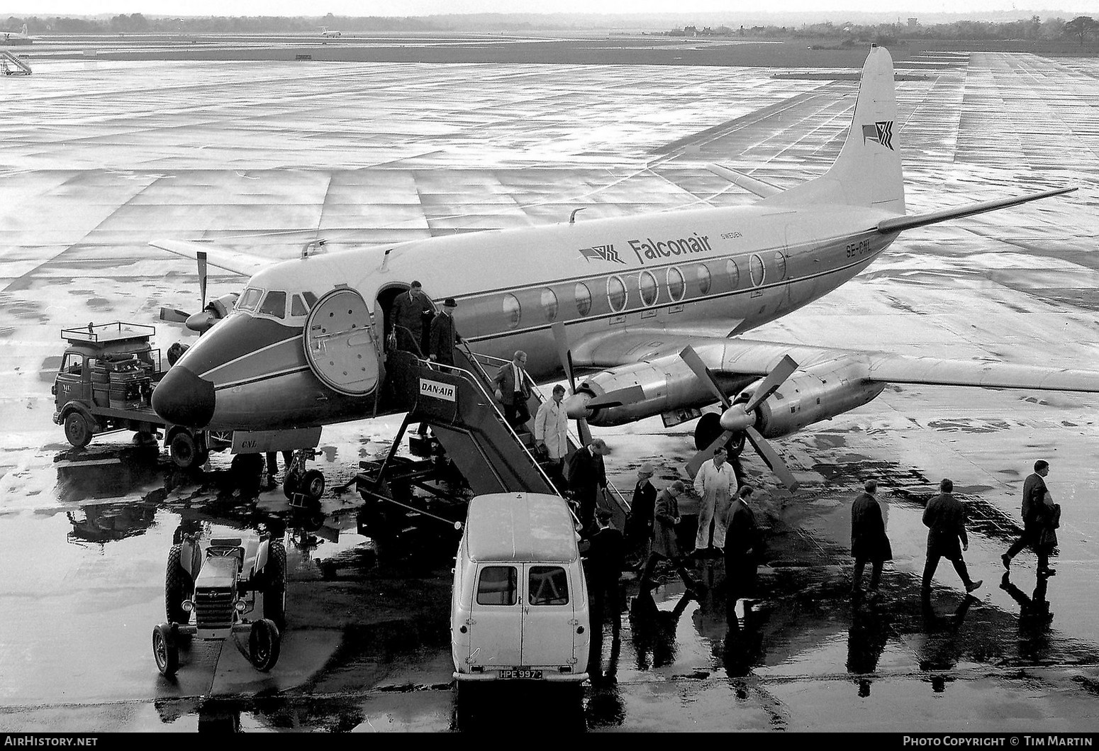 Aircraft Photo of SE-CNL | Vickers 784D Viscount | Falconair | AirHistory.net #264256
