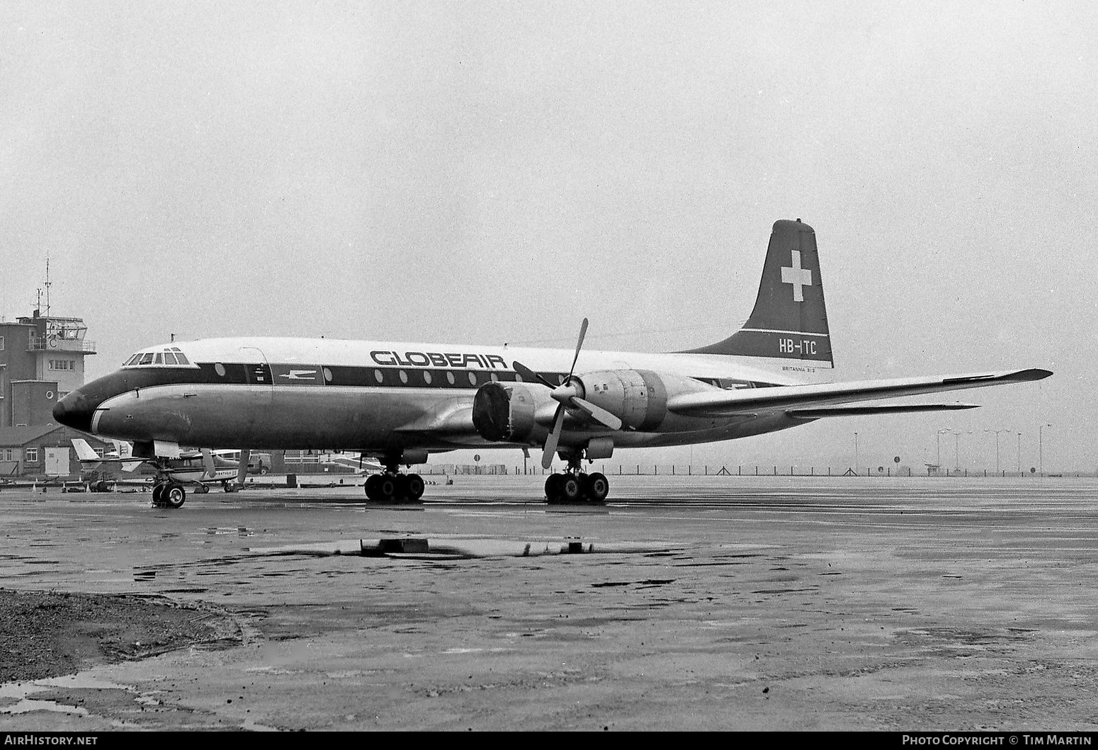 Aircraft Photo of HB-ITC | Bristol 175 Britannia 313 | Globe Air | AirHistory.net #264257