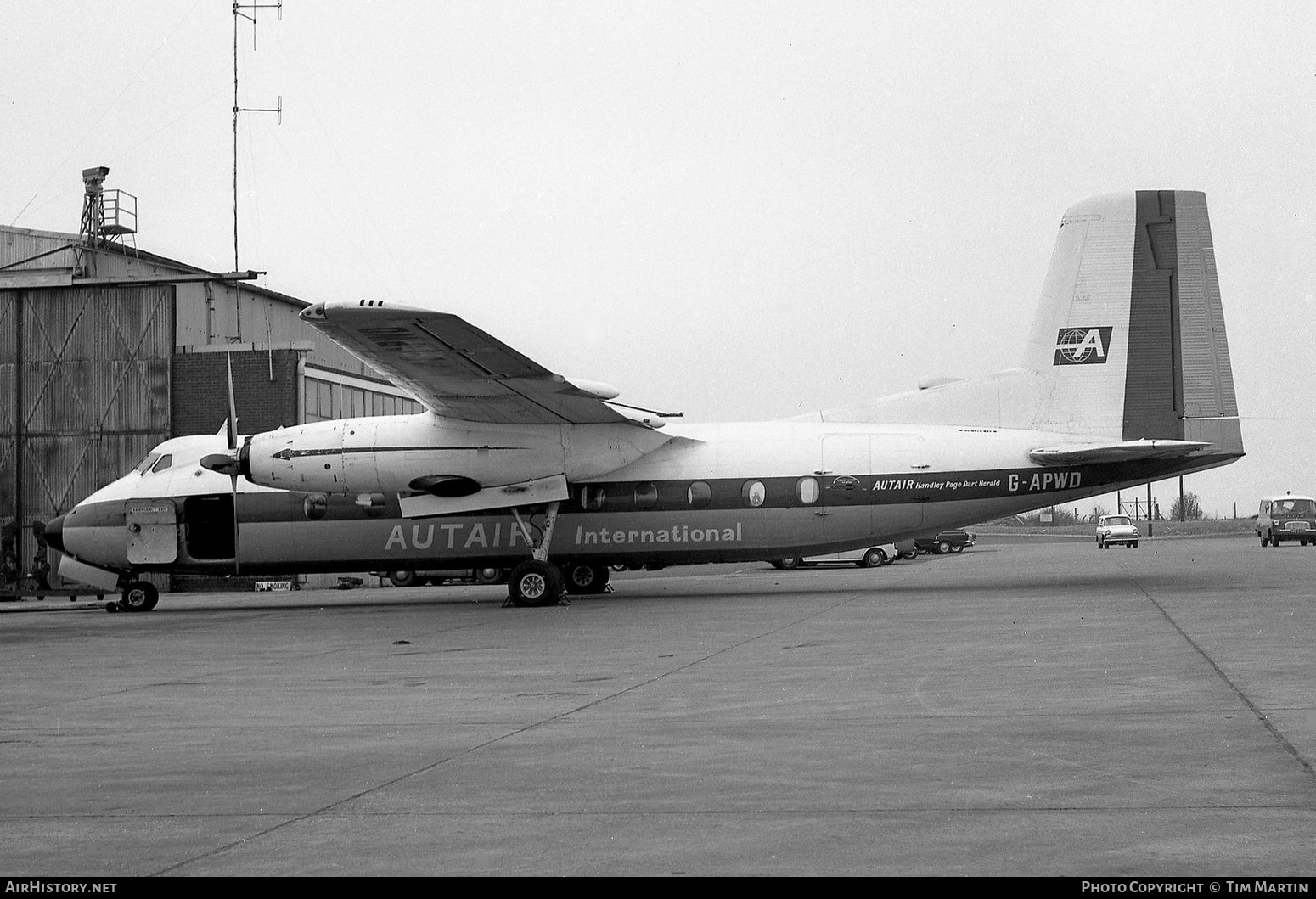 Aircraft Photo of G-APWD | Handley Page HPR-7 Herald 101 | Autair International | AirHistory.net #264260