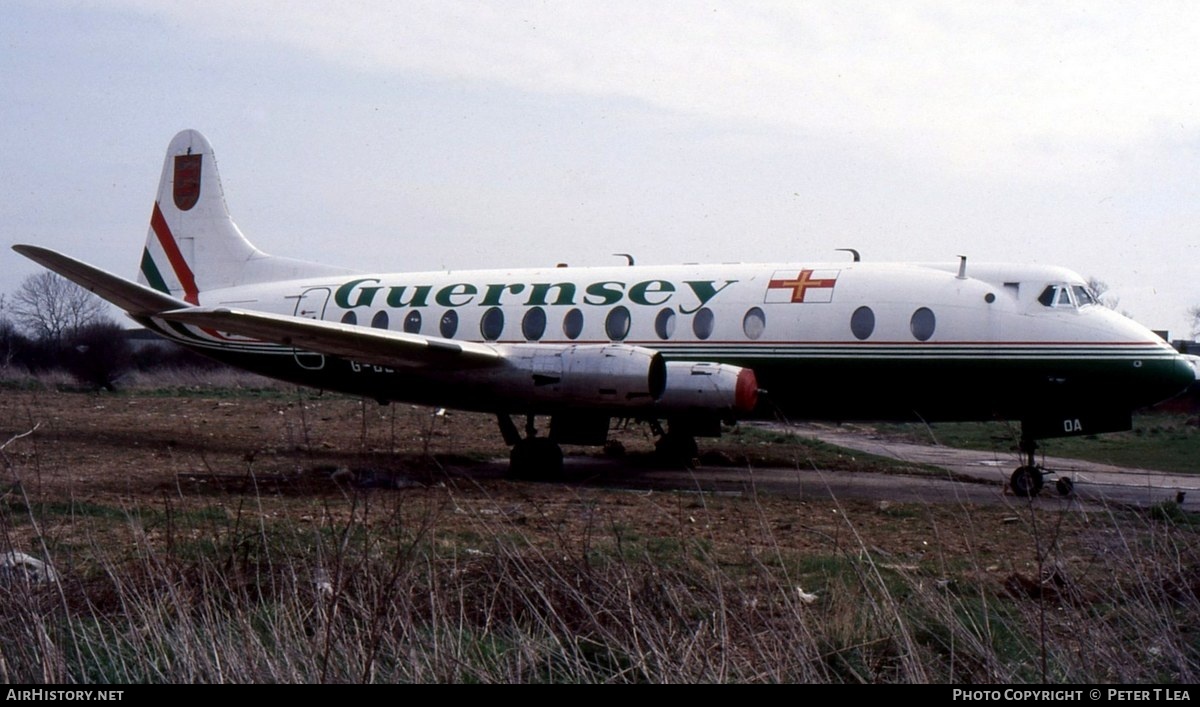 Aircraft Photo of G-BLOA | Vickers 806 Viscount | Guernsey Airlines | AirHistory.net #264276
