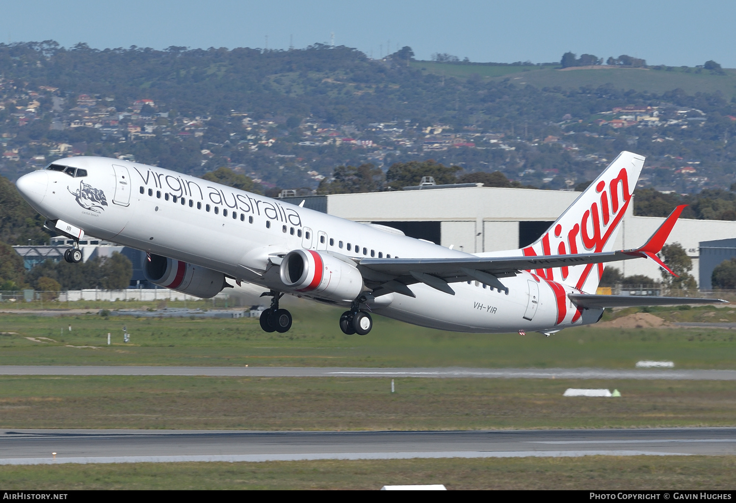 Aircraft Photo of VH-YIR | Boeing 737-8FE | Virgin Australia Airlines | AirHistory.net #264283