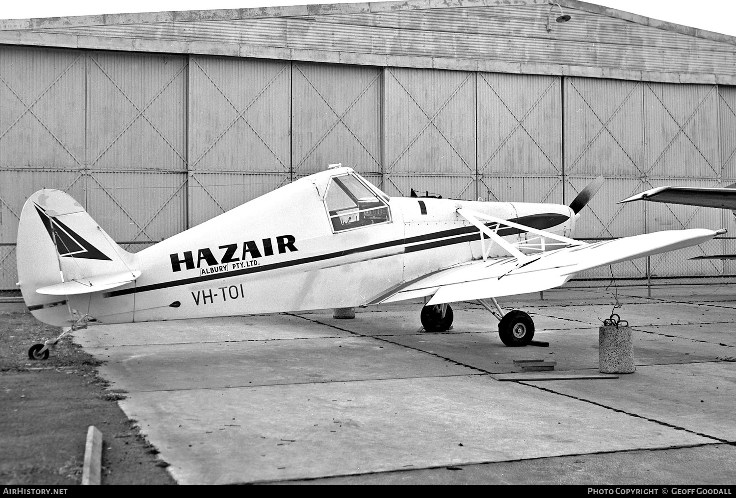 Aircraft Photo of VH-TOI | Piper PA-25-235 Pawnee | Hazair | AirHistory.net #264286