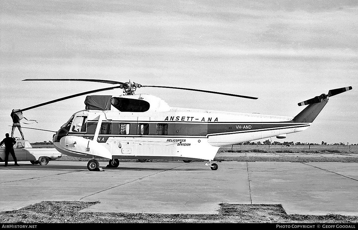 Aircraft Photo of VH-AND | Sikorsky S-62A | Ansett - ANA | AirHistory.net #264288