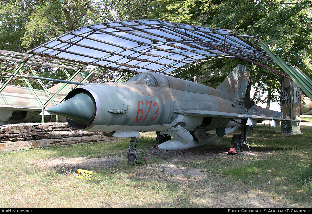 Aircraft Photo of 673 | Mikoyan-Gurevich MiG-21MF | East Germany - Air Force | AirHistory.net #264313