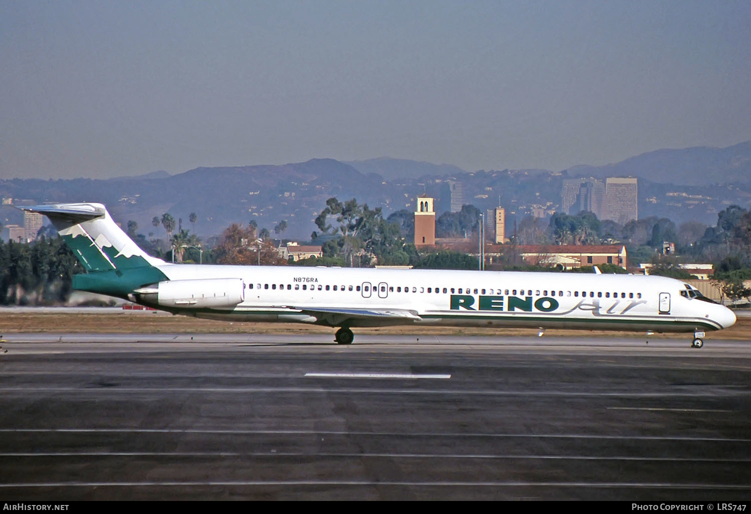 Aircraft Photo of N876RA | McDonnell Douglas MD-83 (DC-9-83) | Reno Air | AirHistory.net #264321