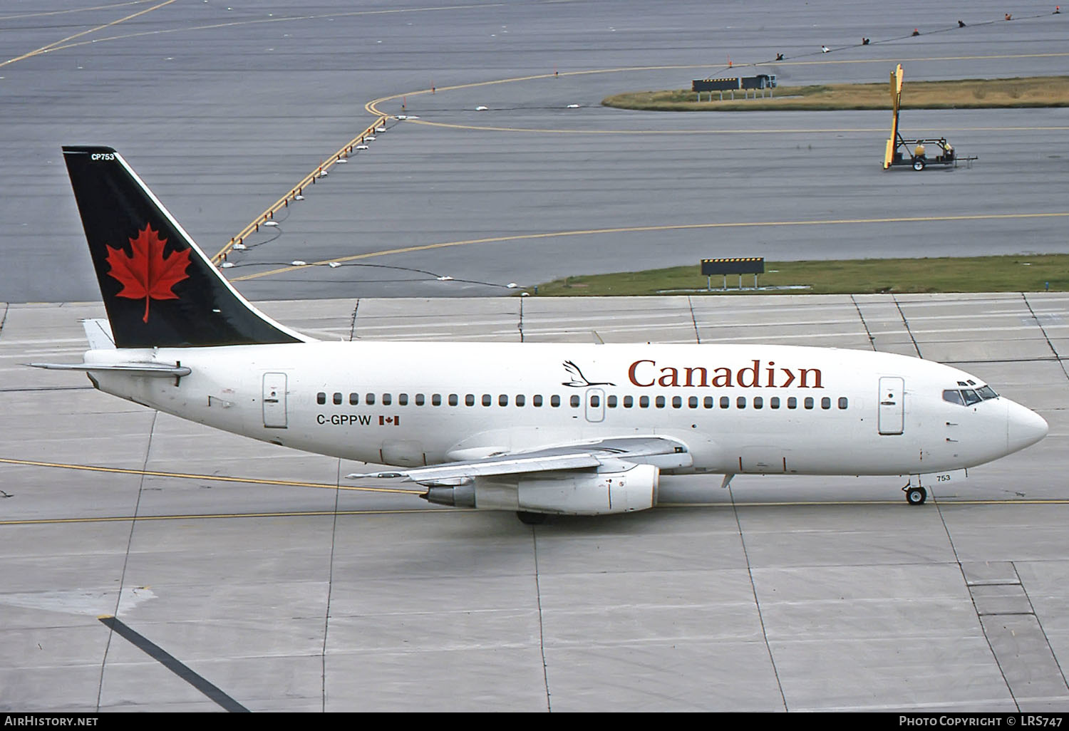 Aircraft Photo of C-GPPW | Boeing 737-275/Adv | Canadian Airlines | AirHistory.net #264331
