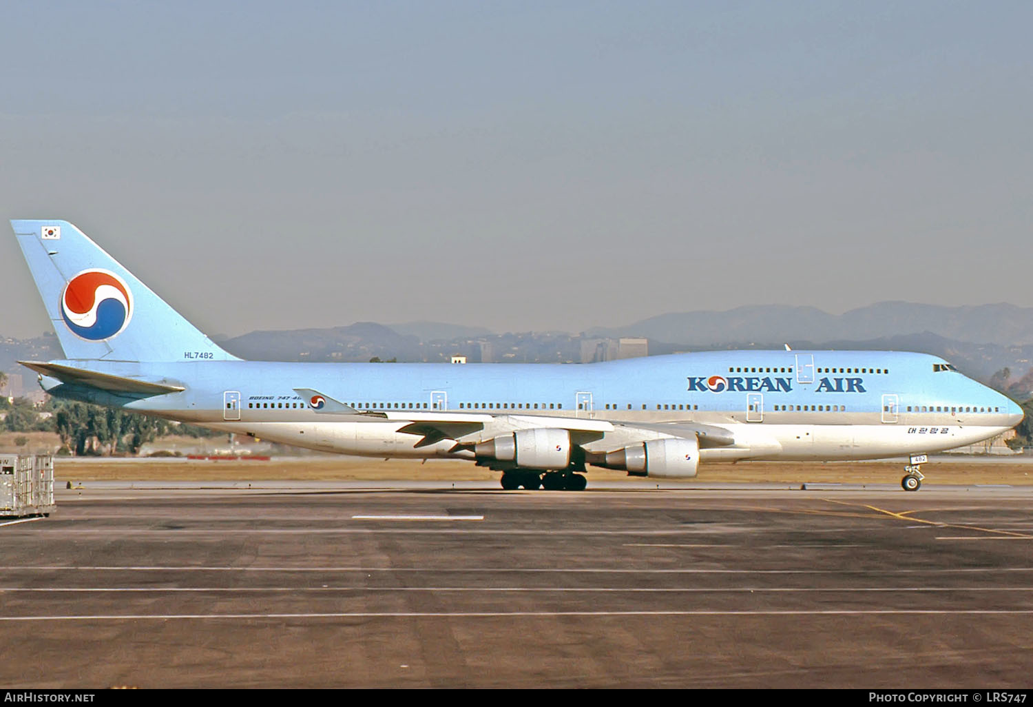Aircraft Photo of HL7482 | Boeing 747-4B5 | Korean Air | AirHistory.net #264338