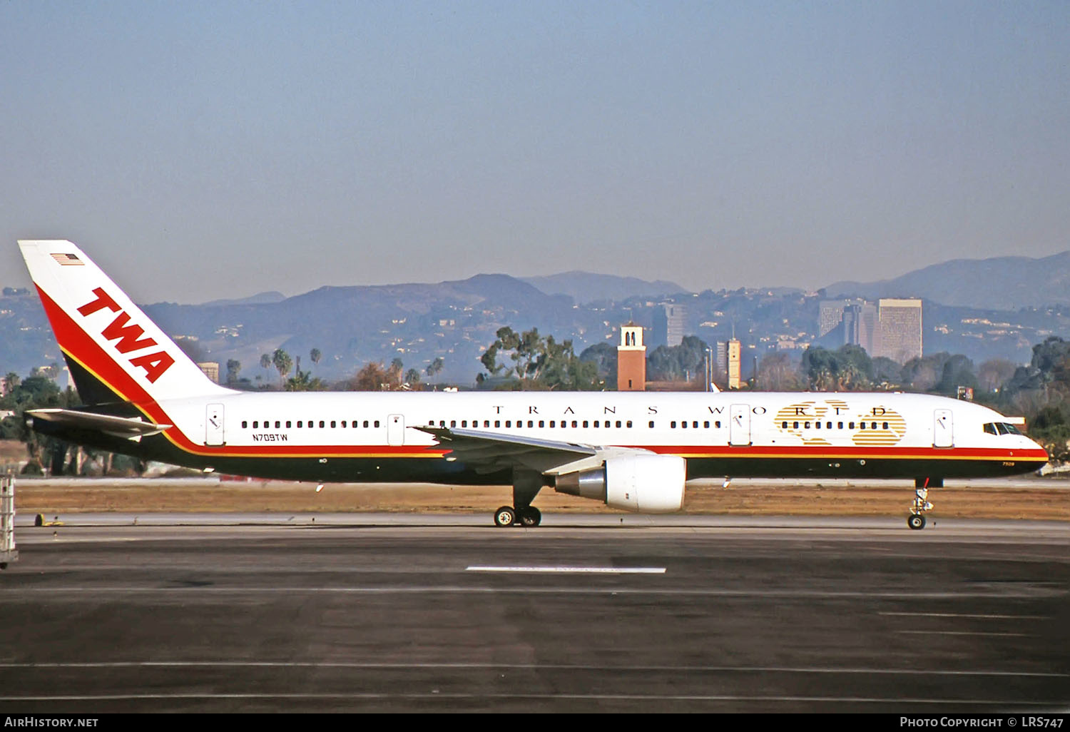 Aircraft Photo of N709TW | Boeing 757-2Q8 | Trans World Airlines - TWA | AirHistory.net #264344