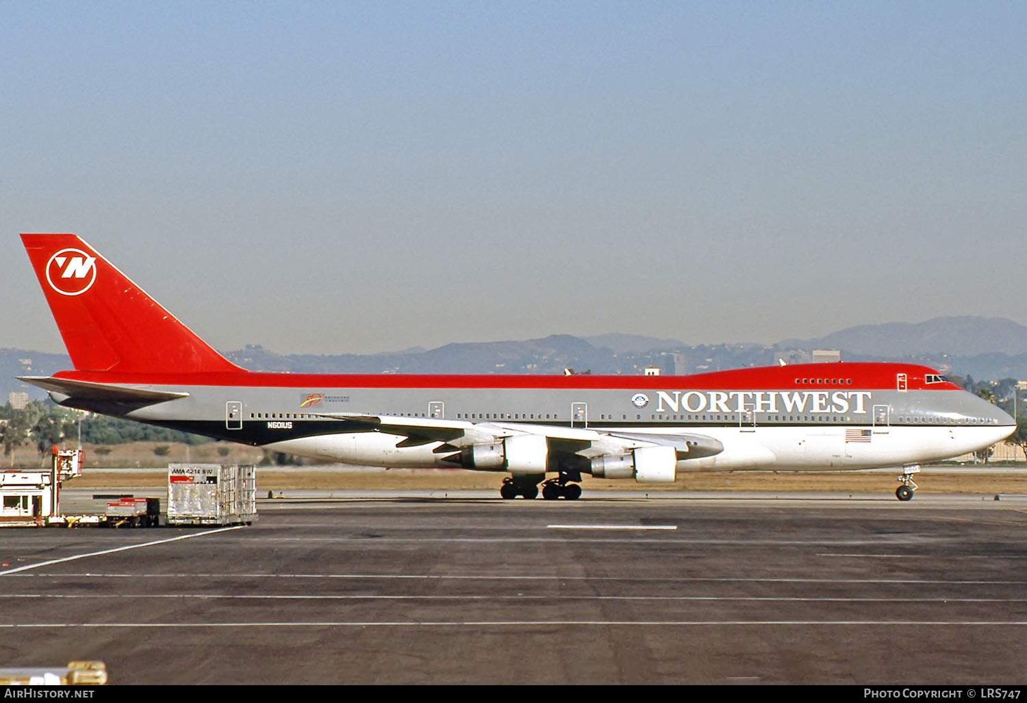 Aircraft Photo of N601US | Boeing 747-151 | Northwest Airlines | AirHistory.net #264346