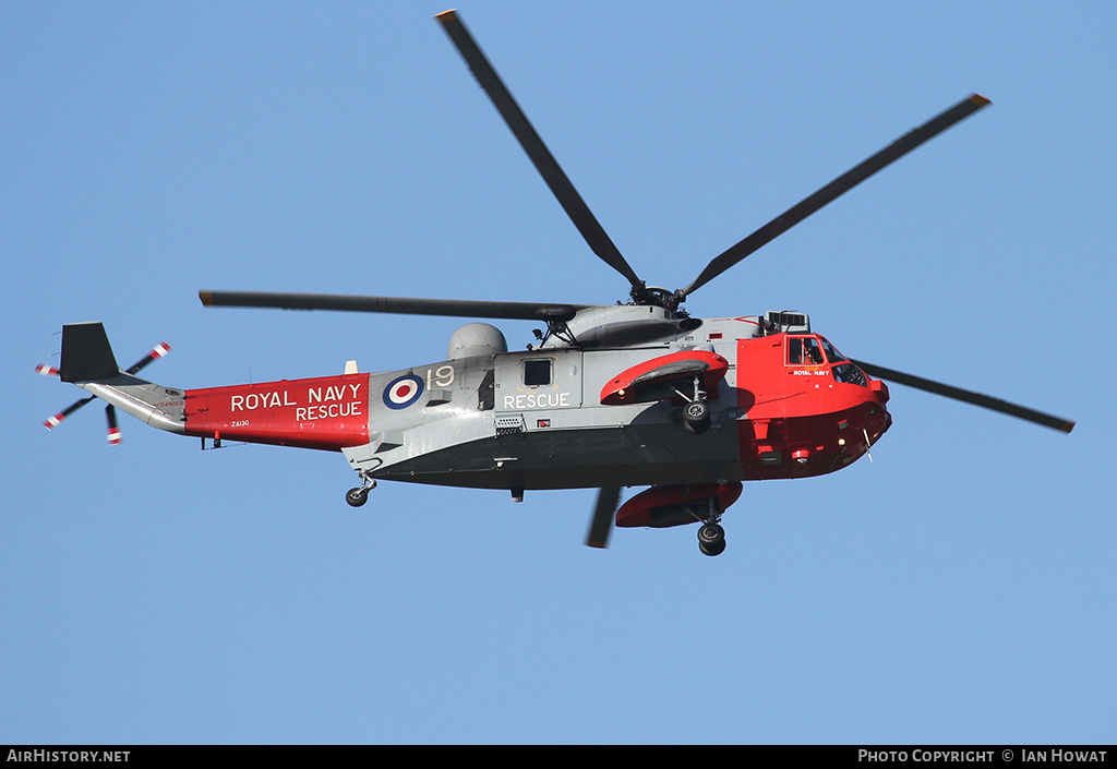 Aircraft Photo of ZA130 | Westland WS-61 Sea King HU5 | UK - Navy | AirHistory.net #264353