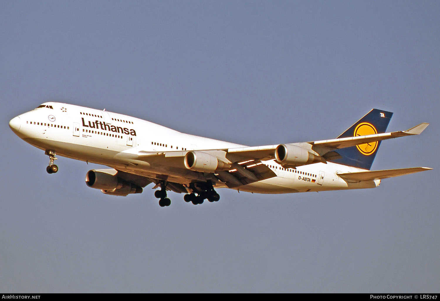Aircraft Photo of D-ABTA | Boeing 747-430M | Lufthansa | AirHistory.net #264364