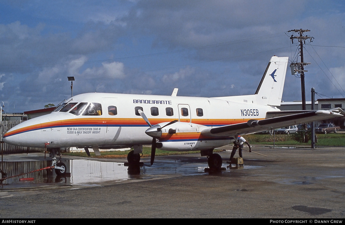Aircraft Photo of N305EB | Embraer EMB-110P1 Bandeirante | Embraer | AirHistory.net #264383