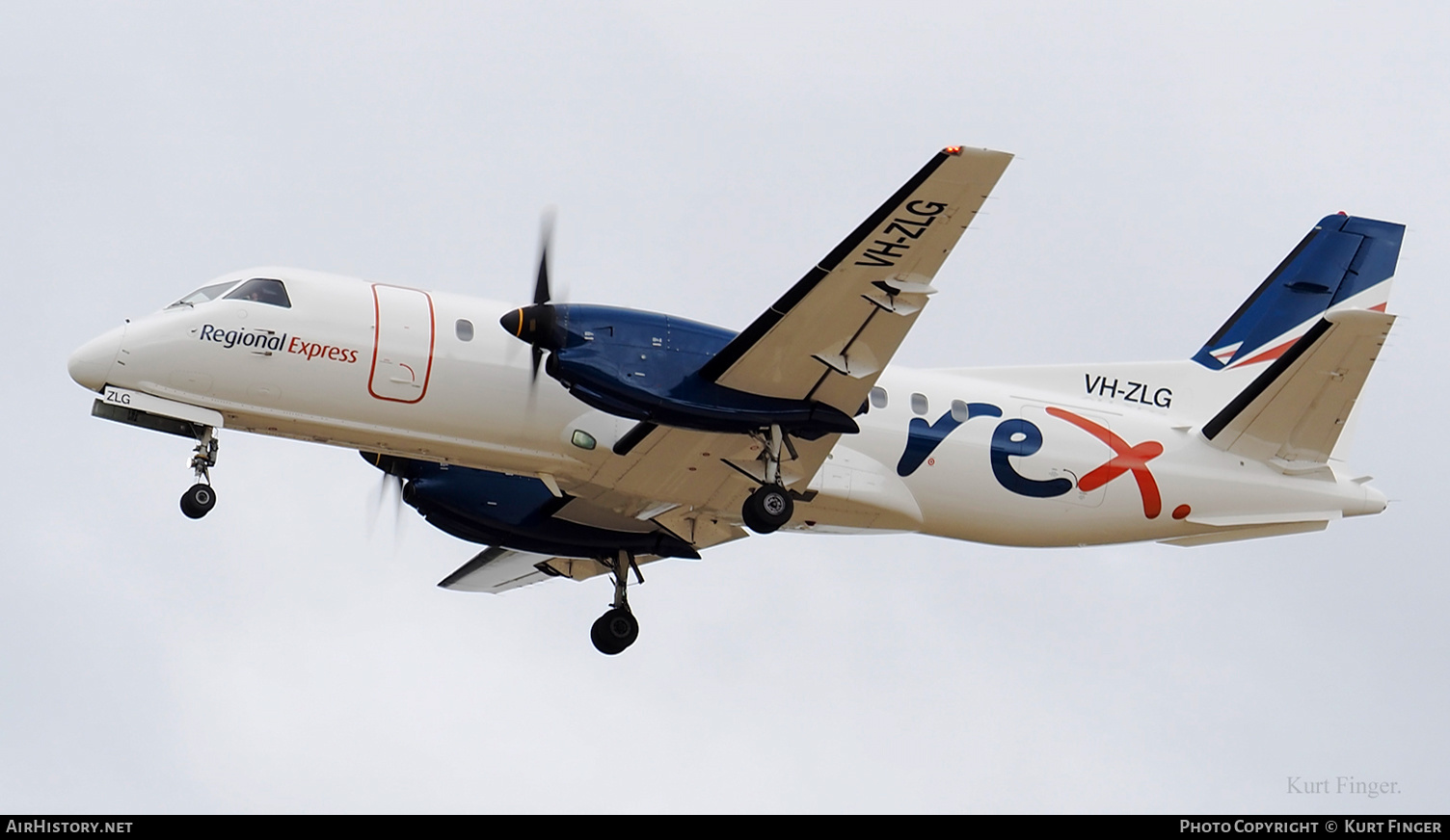 Aircraft Photo of VH-ZLG | Saab 340B | REX - Regional Express | AirHistory.net #264412