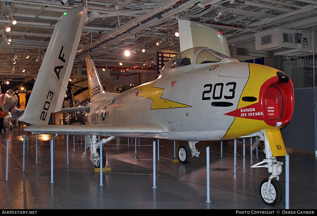 Aircraft Photo of 135868 | North American FJ-3 Fury | USA - Navy | AirHistory.net #264415