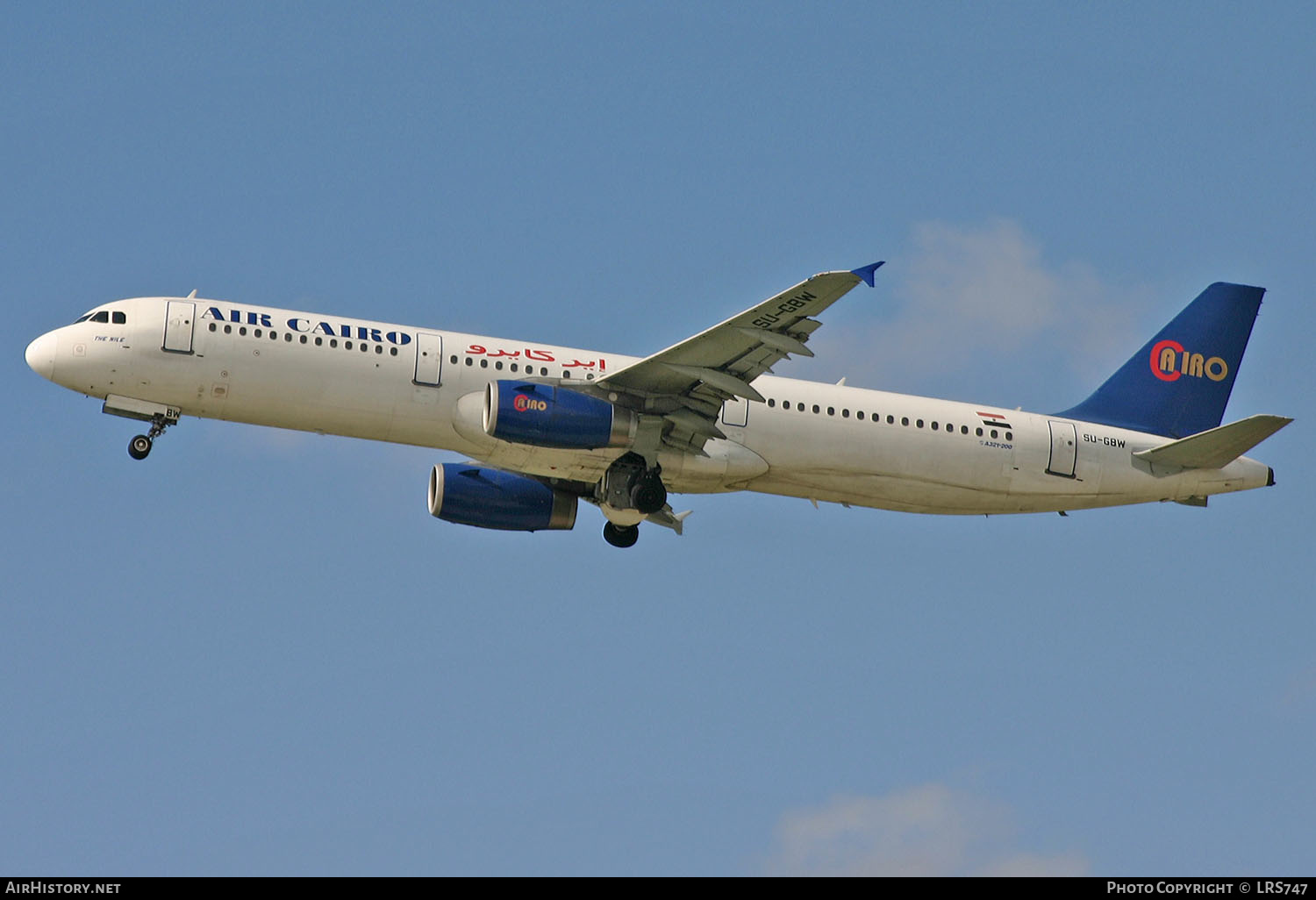Aircraft Photo of SU-GBW | Airbus A321-231 | Air Cairo | AirHistory.net #264431