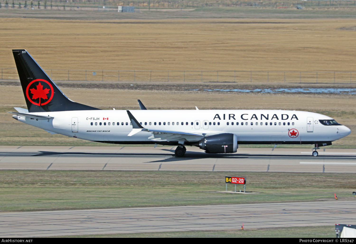 Aircraft Photo of C-FSJH | Boeing 737-8 Max 8 | Air Canada | AirHistory.net #264435