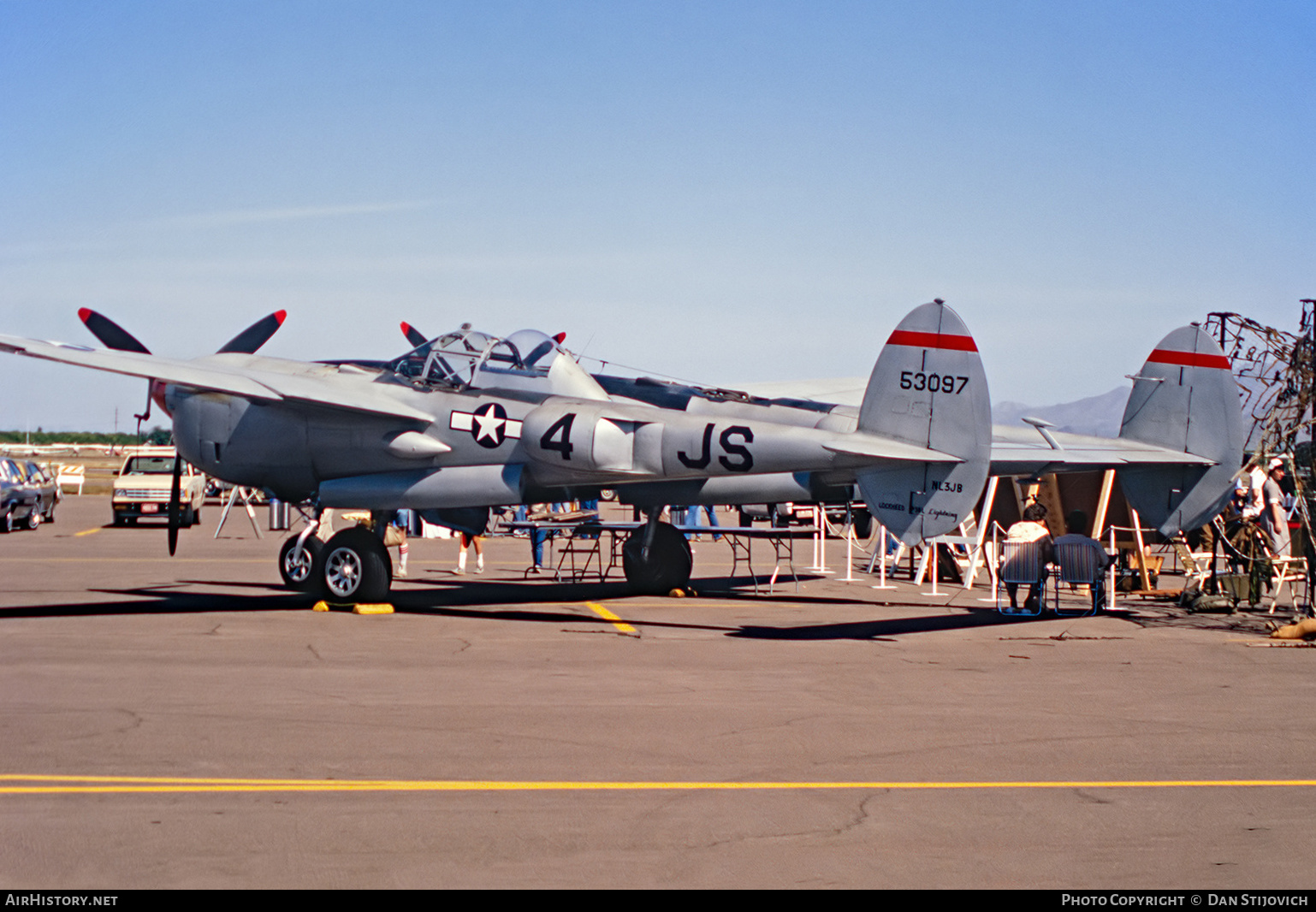 Aircraft Photo of N3JB / NL3JB / 53097 | Lockheed P-38L Lightning | USA - Air Force | AirHistory.net #264492