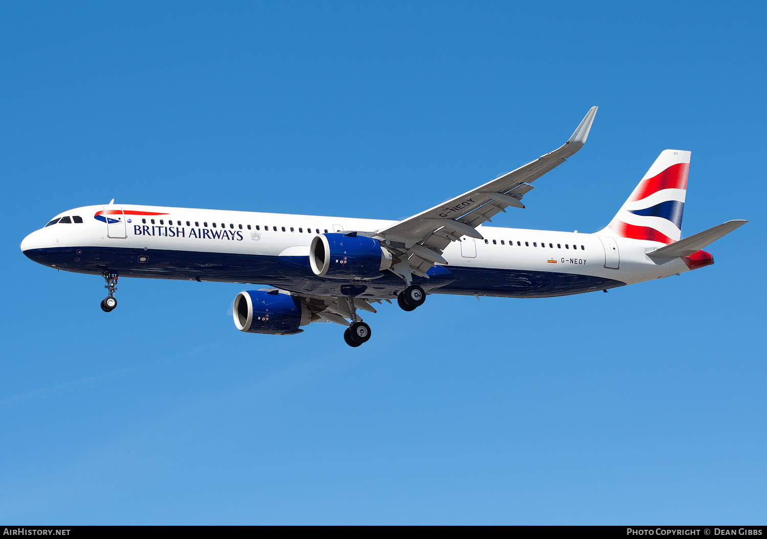 Aircraft Photo of G-NEOY | Airbus A321-251NX | British Airways | AirHistory.net #264504
