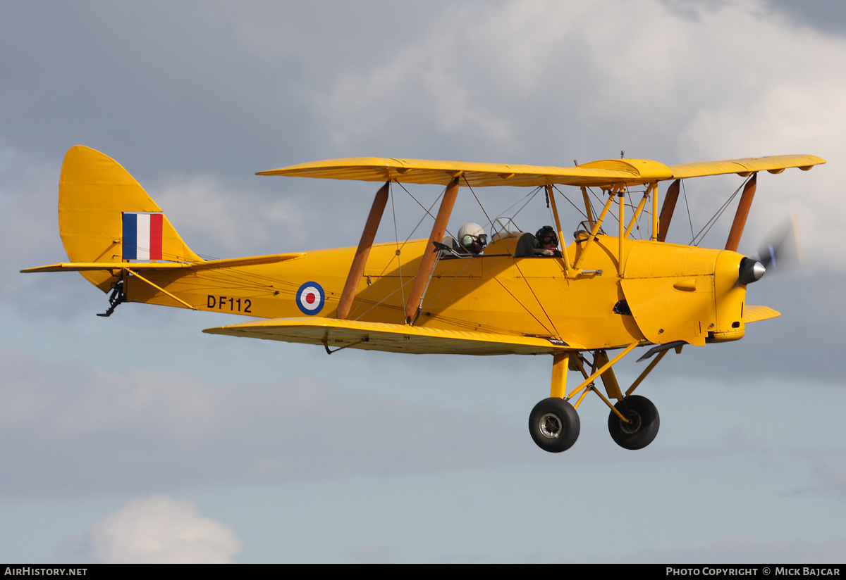 Aircraft Photo of G-ANRM / DF112 | De Havilland D.H. 82A Tiger Moth II | UK - Air Force | AirHistory.net #264507