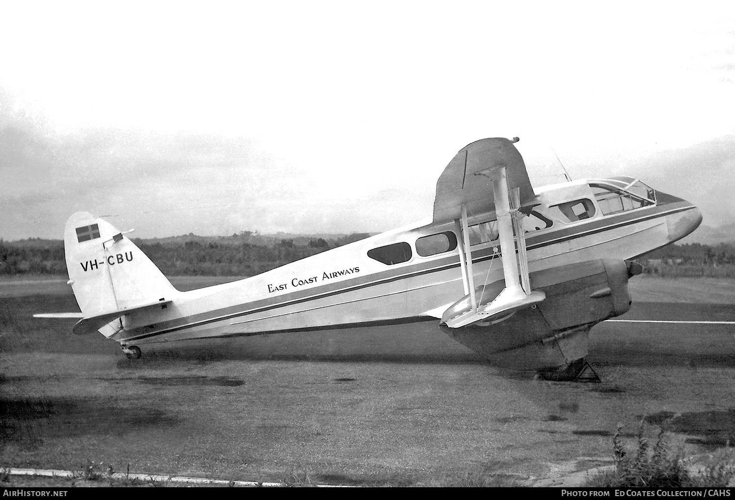 Aircraft Photo of VH-CBU | De Havilland D.H. 89A Dragon Rapide Mk.3 | East Coast Airways | AirHistory.net #264533