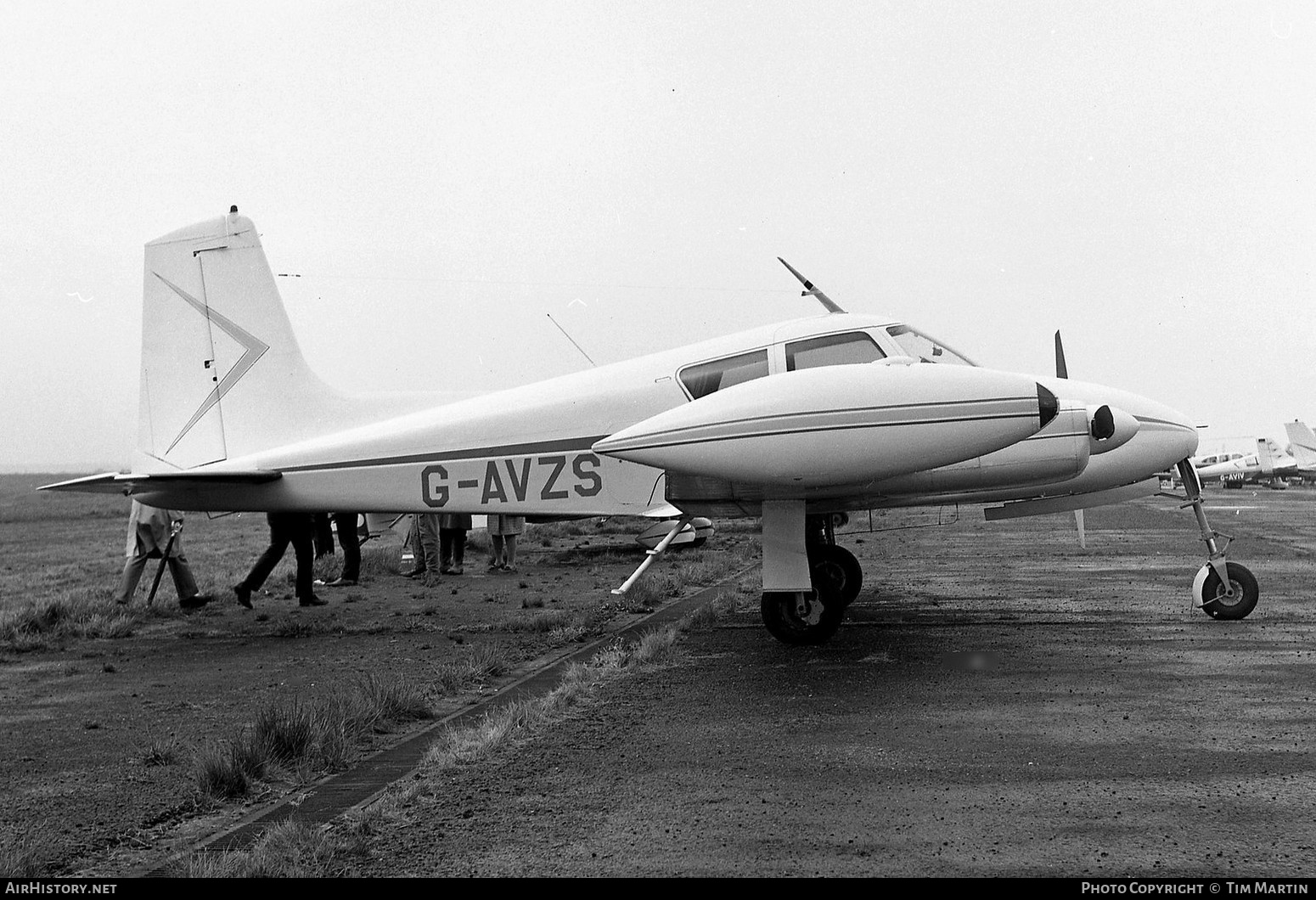 Aircraft Photo of G-AVZS | Cessna 310B | AirHistory.net #264536