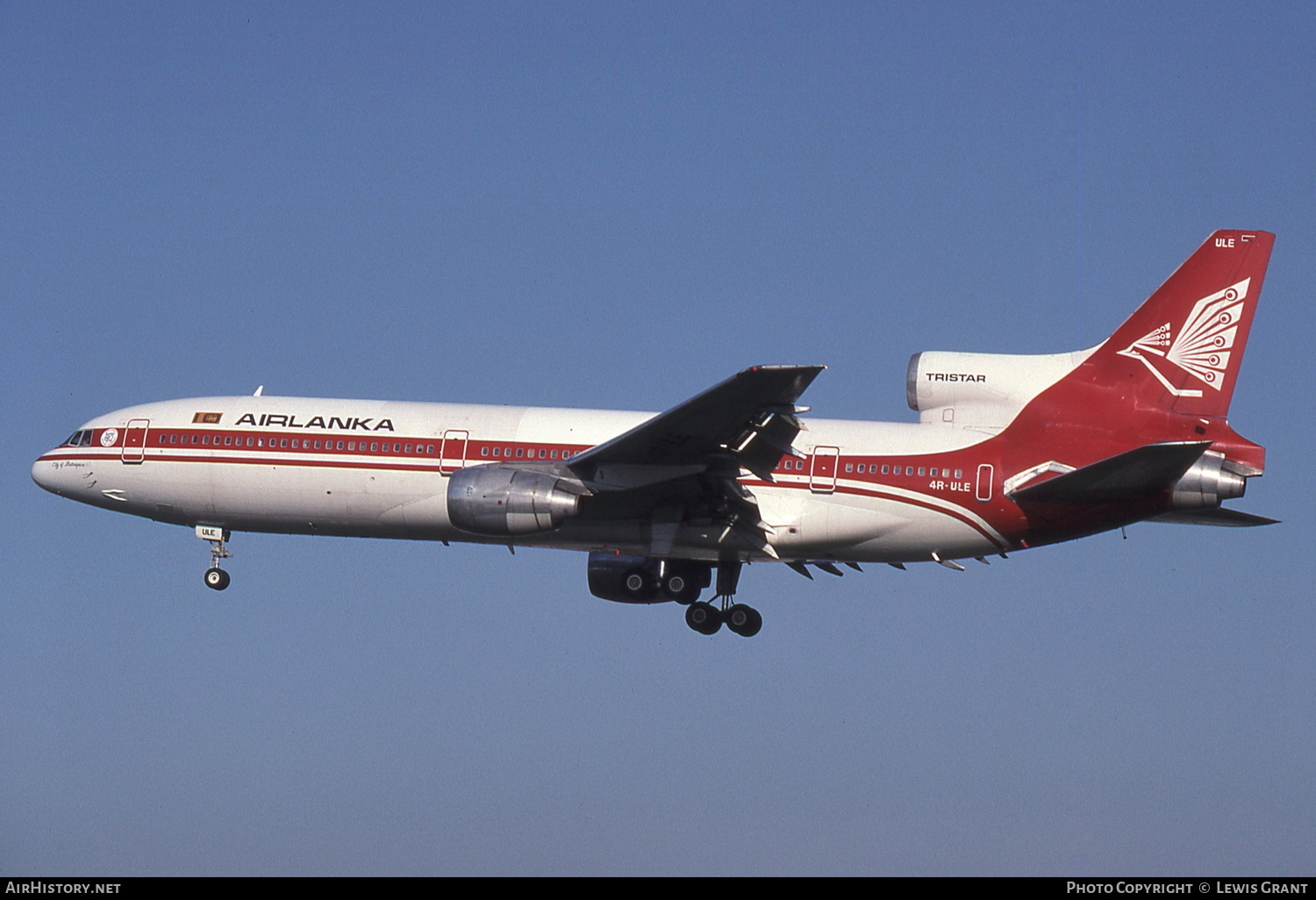 Aircraft Photo of 4R-ULE | Lockheed L-1011-385-1 TriStar 50 | AirLanka | AirHistory.net #264547