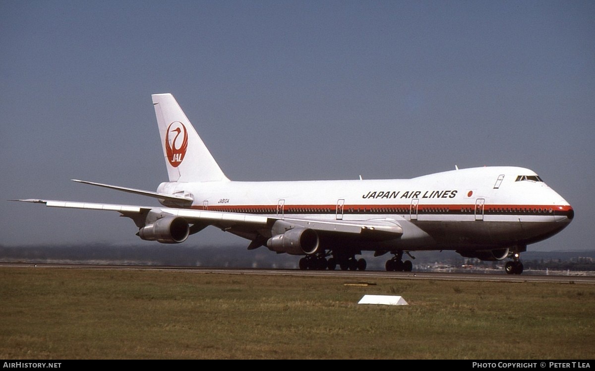 Aircraft Photo of JA8104 | Boeing 747-246B | Japan Air Lines - JAL | AirHistory.net #264554