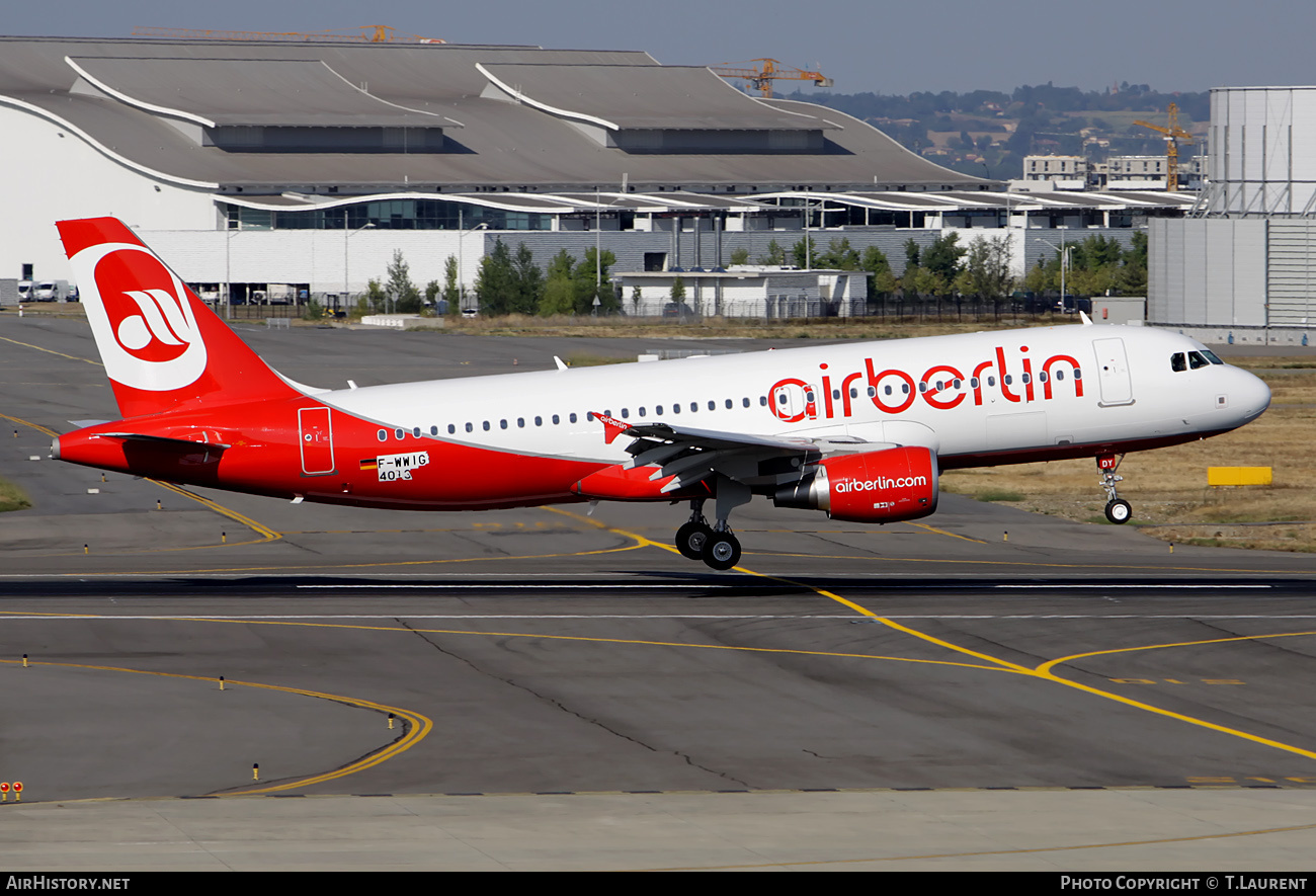 Aircraft Photo of F-WWIG | Airbus A320-214 | Air Berlin | AirHistory.net #264564