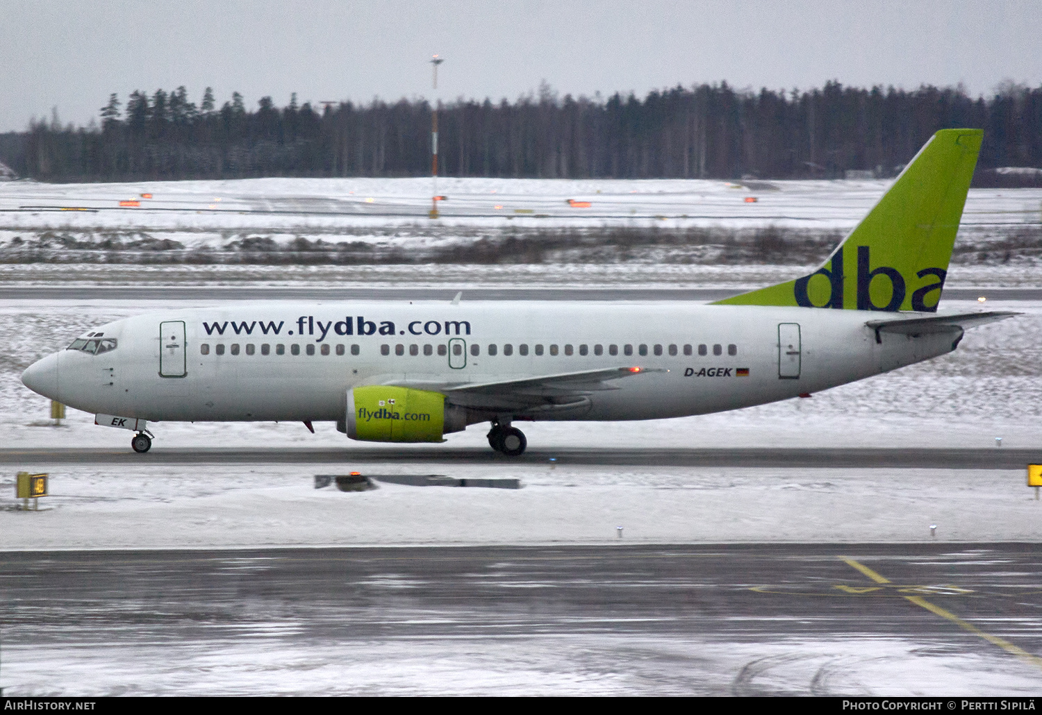 Aircraft Photo of D-AGEK | Boeing 737-3M8 | DBA - Deutsche BA | AirHistory.net #264587