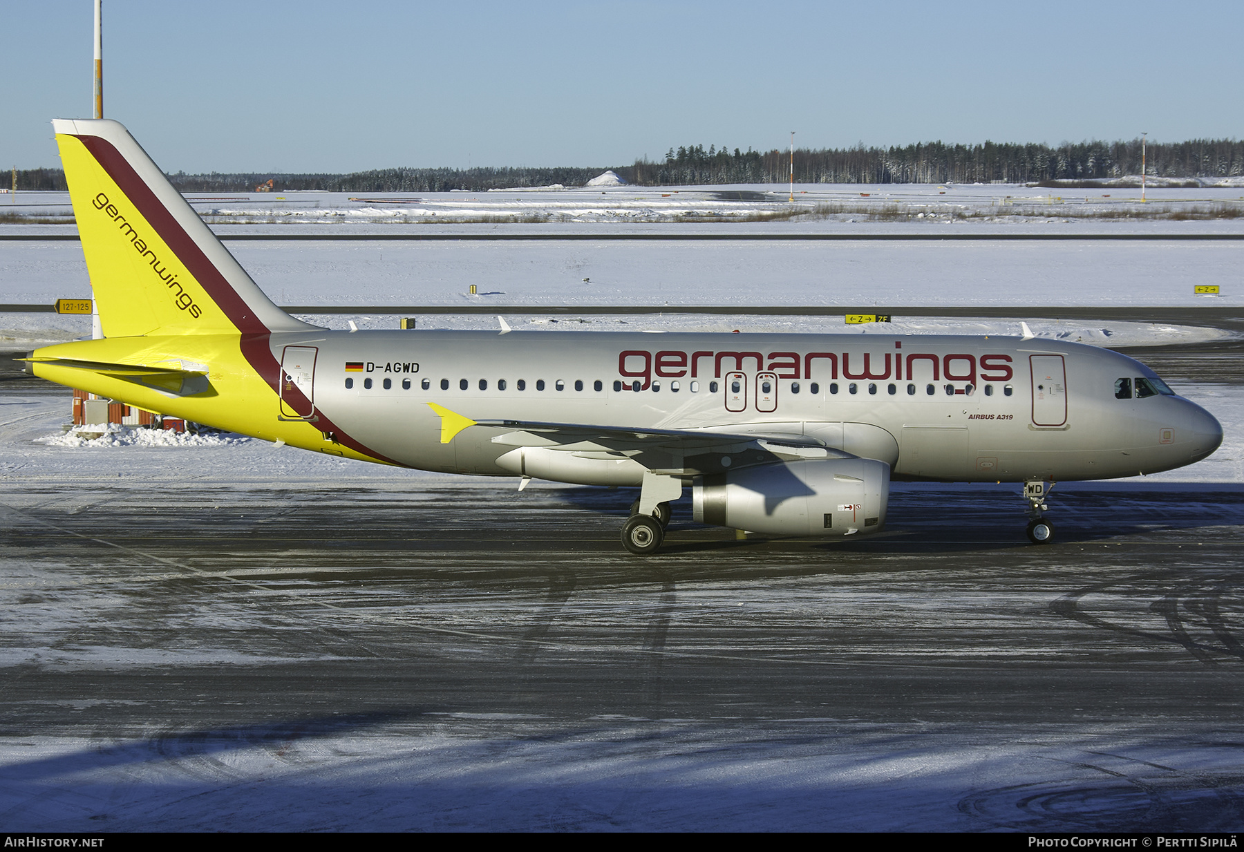 Aircraft Photo of D-AGWD | Airbus A319-132 | Germanwings | AirHistory.net #264639