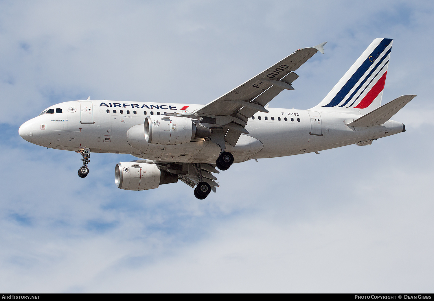 Aircraft Photo of F-GUGD | Airbus A318-111 | Air France | AirHistory.net #264686