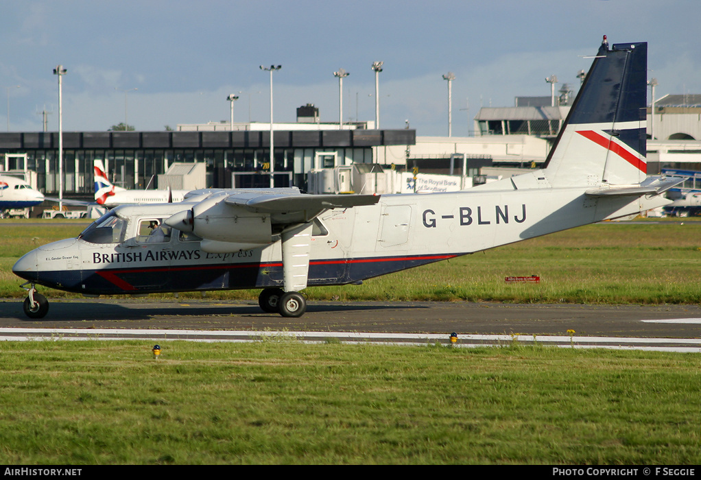 Aircraft Photo of G-BLNJ | Pilatus Britten-Norman BN-2B-26 Islander | British Airways Express | AirHistory.net #264709