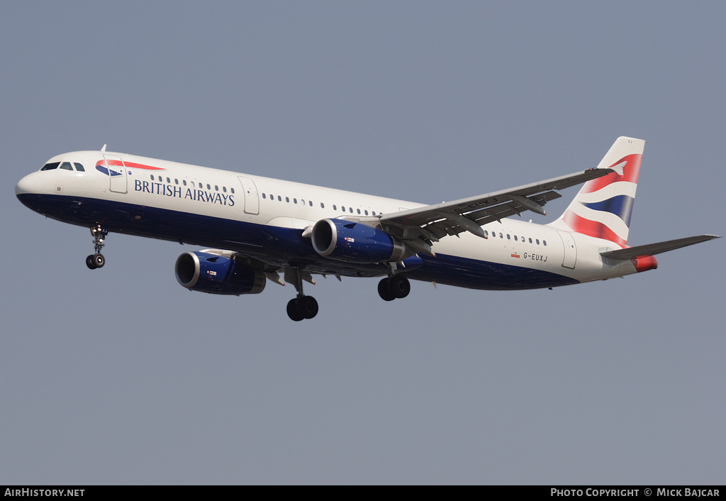 Aircraft Photo of G-EUXJ | Airbus A321-231 | British Airways | AirHistory.net #264715