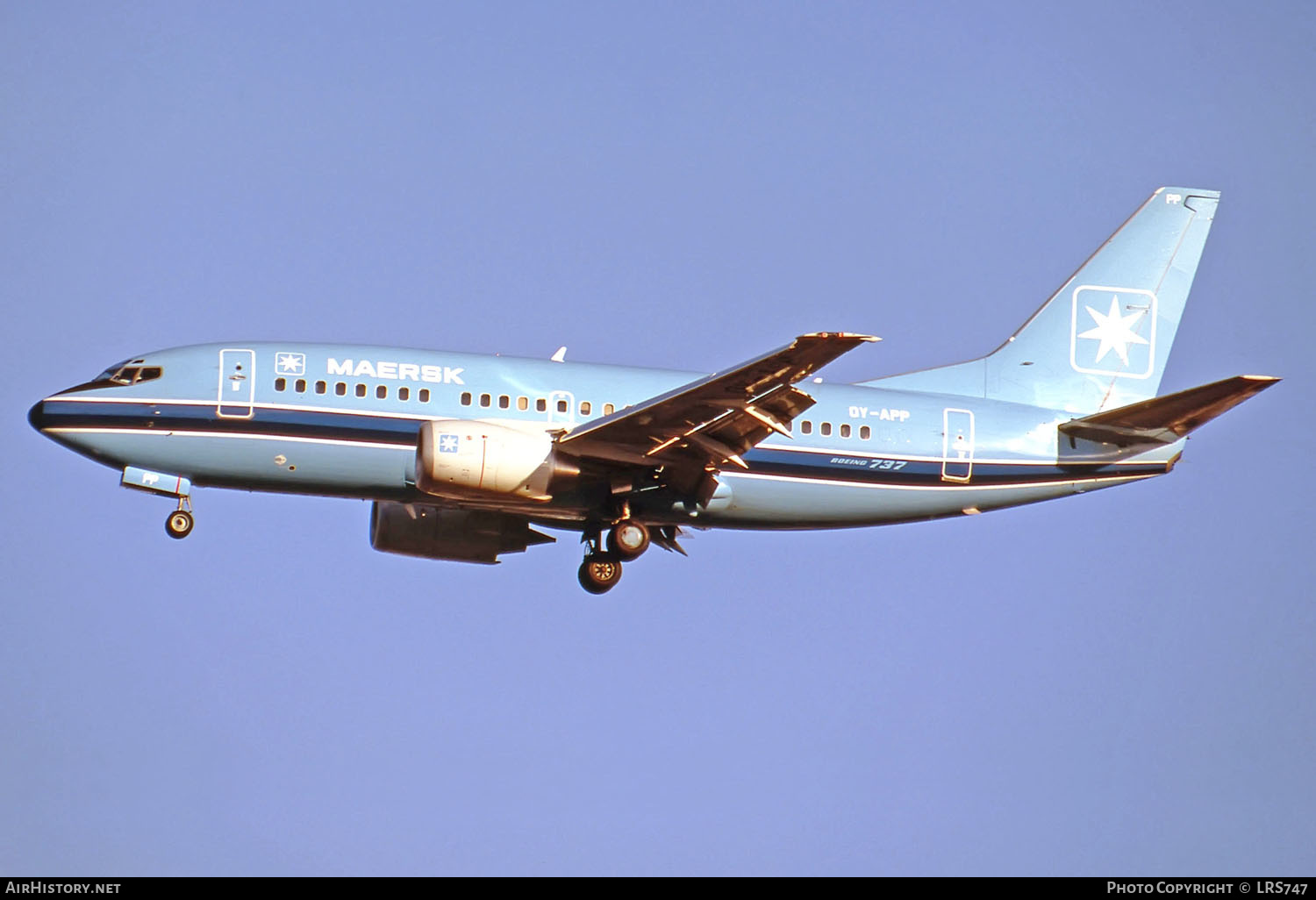 Aircraft Photo of OY-APP | Boeing 737-5L9 | Maersk Air | AirHistory.net #264733