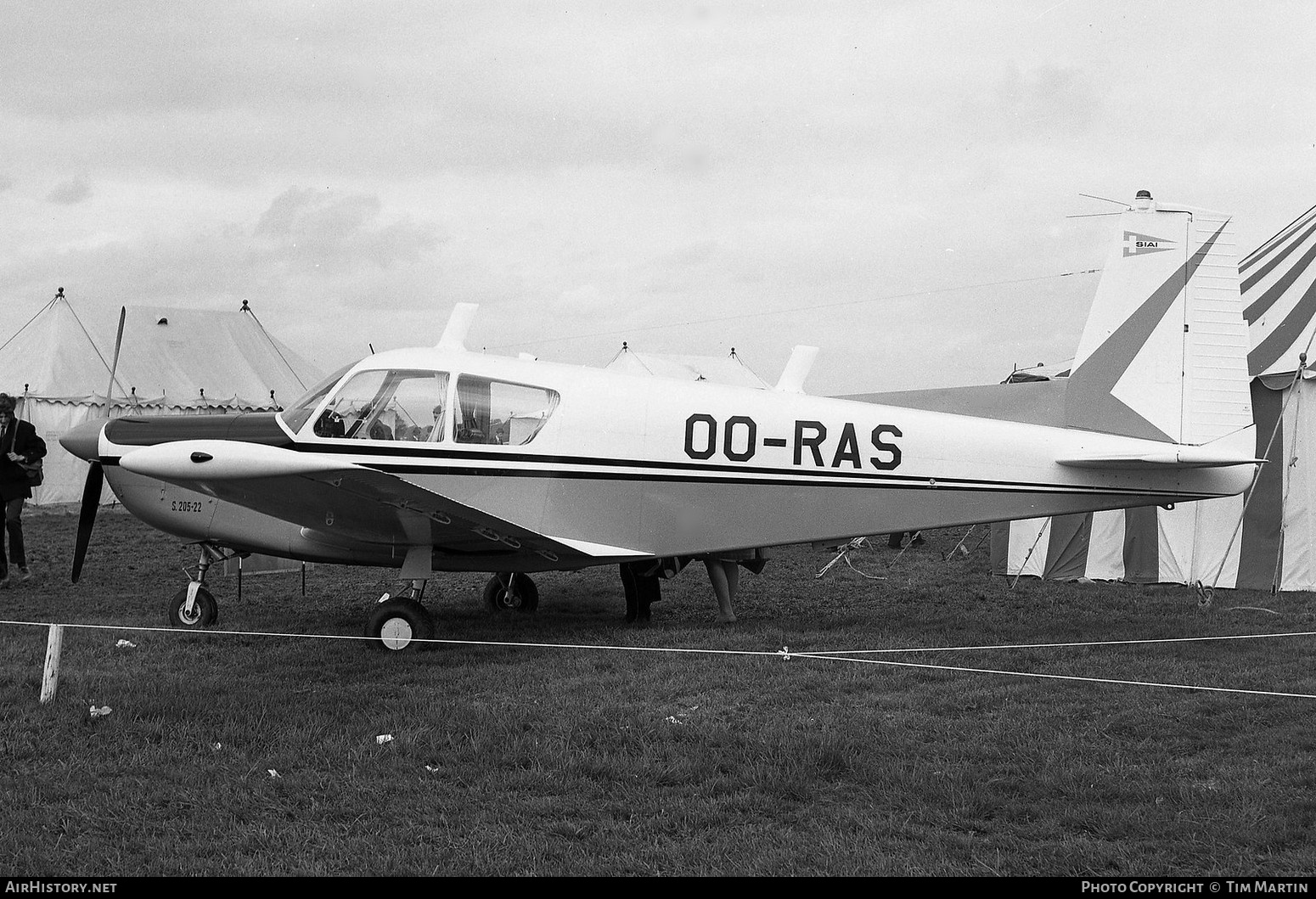 Aircraft Photo of OO-RAS | SIAI-Marchetti S-205-22R | AirHistory.net #264750