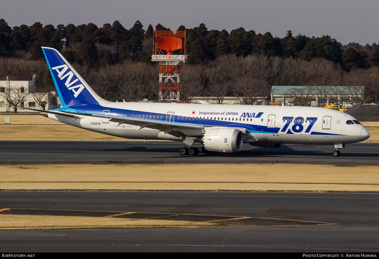 Aircraft Photo of JA822A | Boeing 787-8 Dreamliner | All Nippon Airways - ANA | AirHistory.net #264773