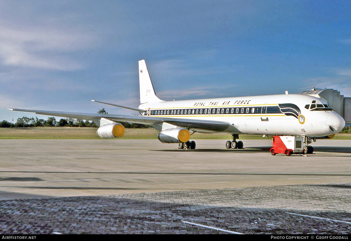 Aircraft Photo of L.10-2/28 / 60110 | McDonnell Douglas DC-8-62CF | Thailand - Air Force | AirHistory.net #264785