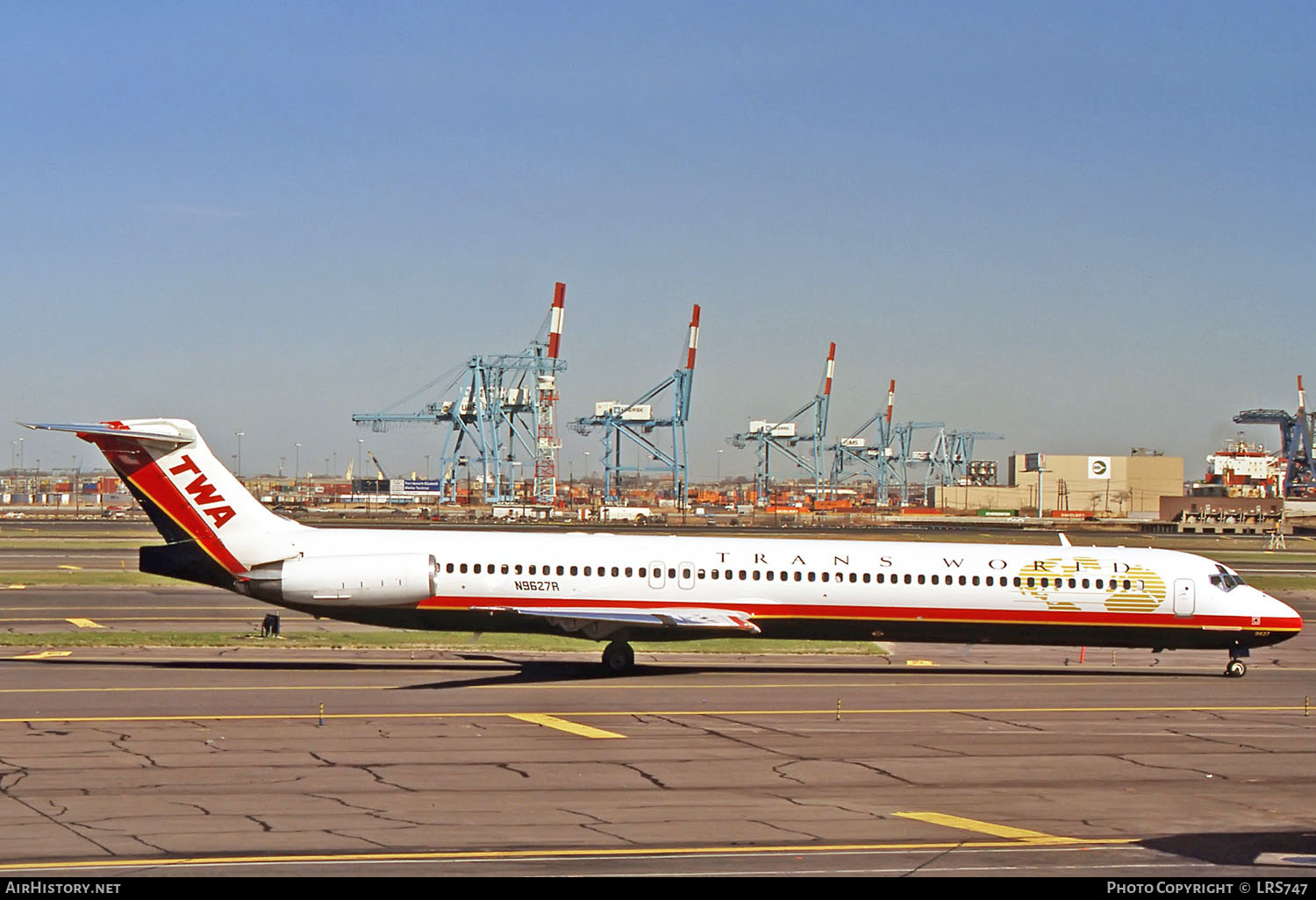 Aircraft Photo of N9627R | McDonnell Douglas MD-83 (DC-9-83) | Trans World Airlines - TWA | AirHistory.net #264795