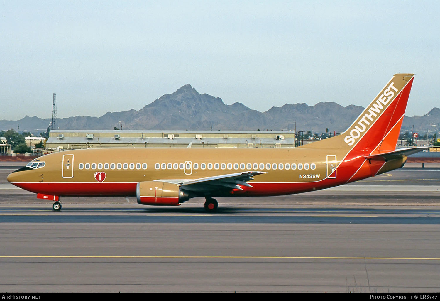 Aircraft Photo of N343SW | Boeing 737-3H4 | Southwest Airlines | AirHistory.net #264806