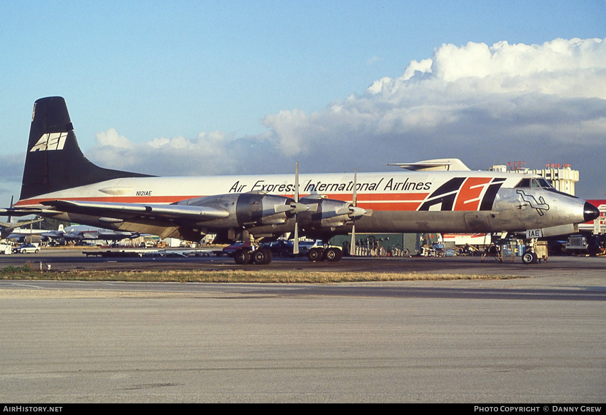 Aircraft Photo of N121AE | Canadair CL-44D4-2 | AEI - Air Express International | AirHistory.net #264825