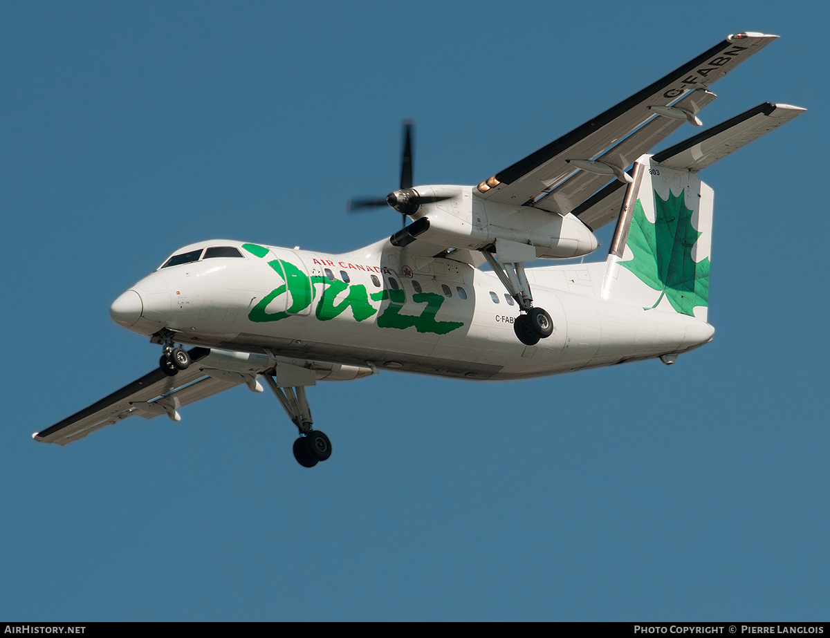 Aircraft Photo of C-FABN | De Havilland Canada DHC-8-102 Dash 8 | Air Canada Jazz | AirHistory.net #264837