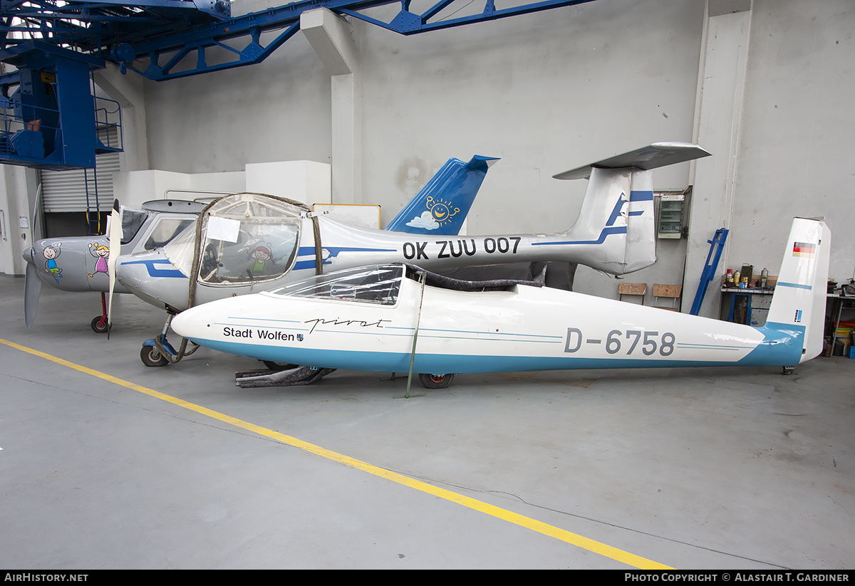 Aircraft Photo of D-6758 | PZL-Bielsko SZD-30 Pirat | AirHistory.net #264843