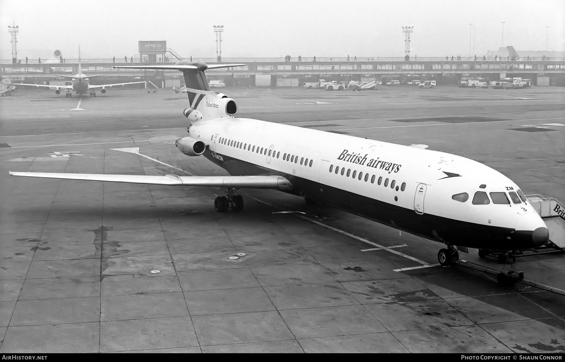 Aircraft Photo of G-AWZM | Hawker Siddeley HS-121 Trident 3B | British Airways | AirHistory.net #264844