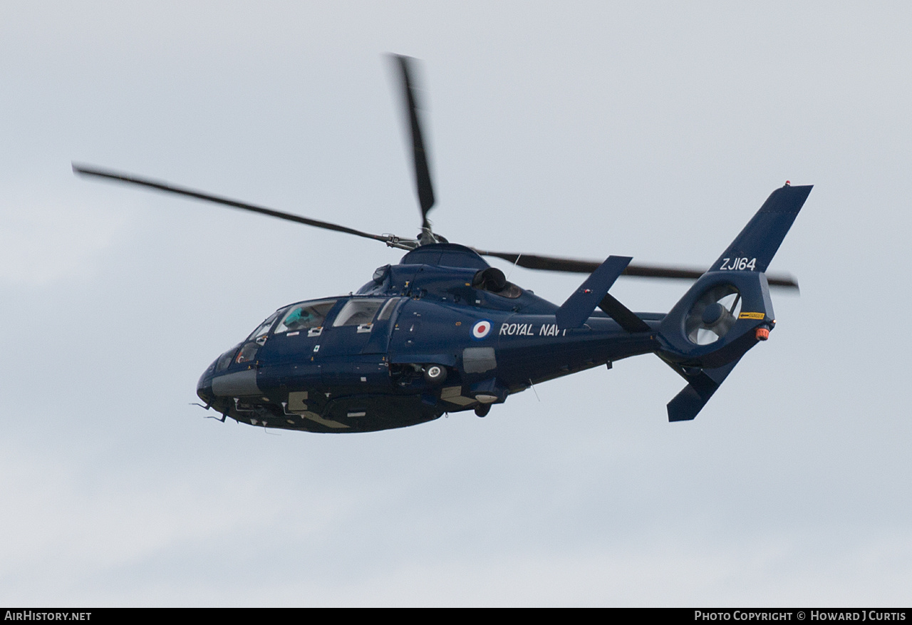 Aircraft Photo of ZJ164 | Aerospatiale AS-365N-2 Dauphin 2 | UK - Navy | AirHistory.net #264856