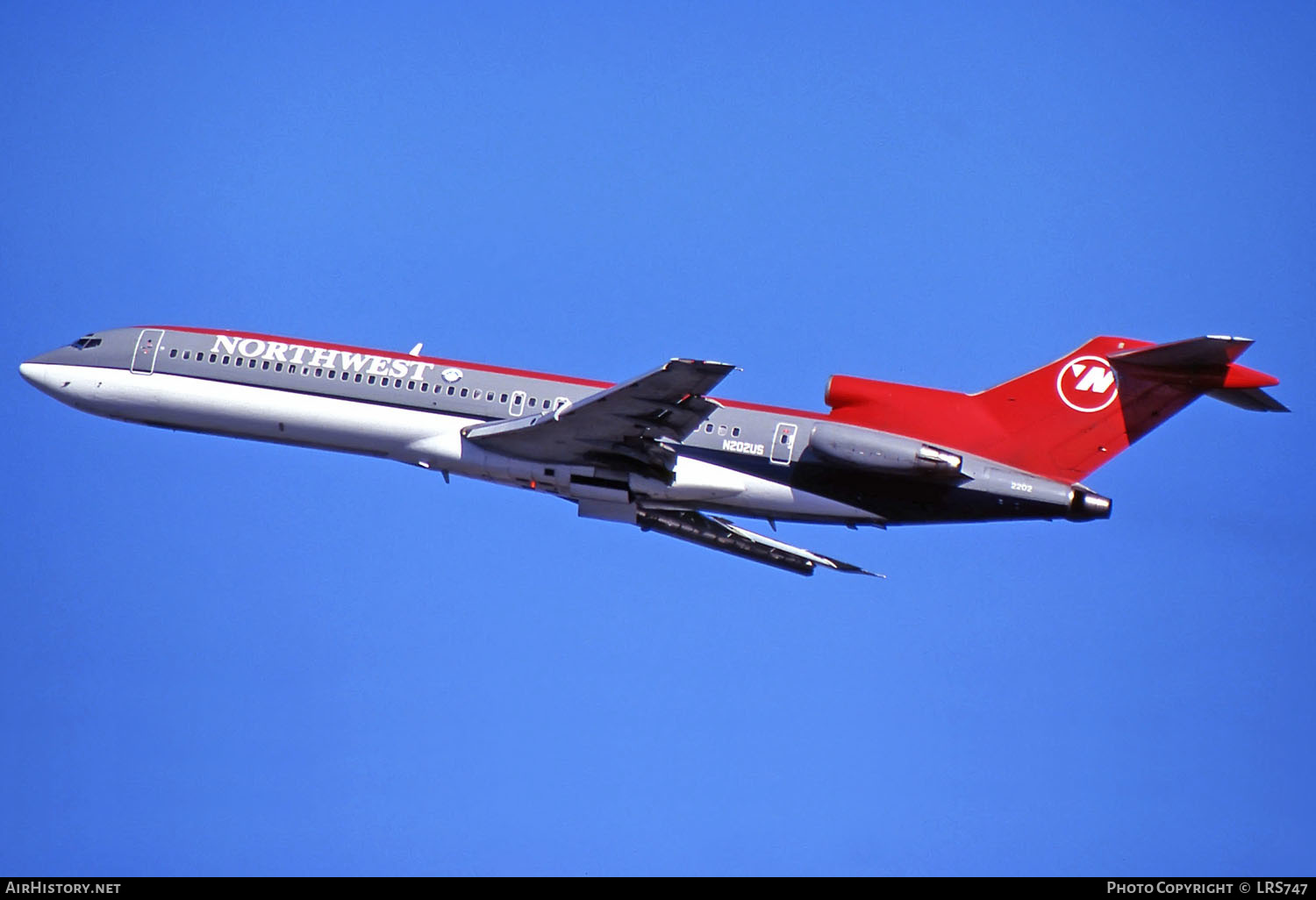 Aircraft Photo of N202US | Boeing 727-251/Adv | Northwest Airlines | AirHistory.net #264857